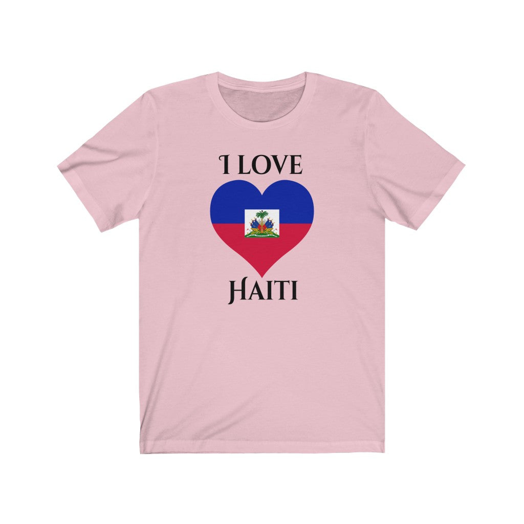 Haiti Heart Flag Premium Tee 1 - Unisex