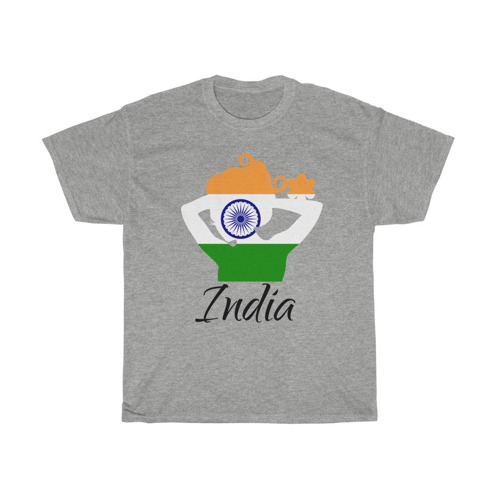 India Lady Flag Standard Tee 1 - Unisex
