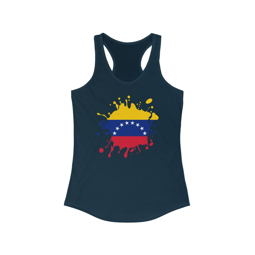 Venezuela Splat Flag Tank - Women