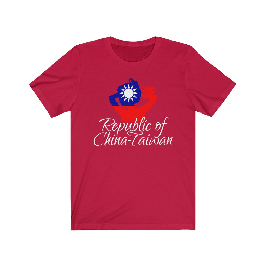 Republic of China - Taiwan Lady Flag Premium Tee 2 - Unisex