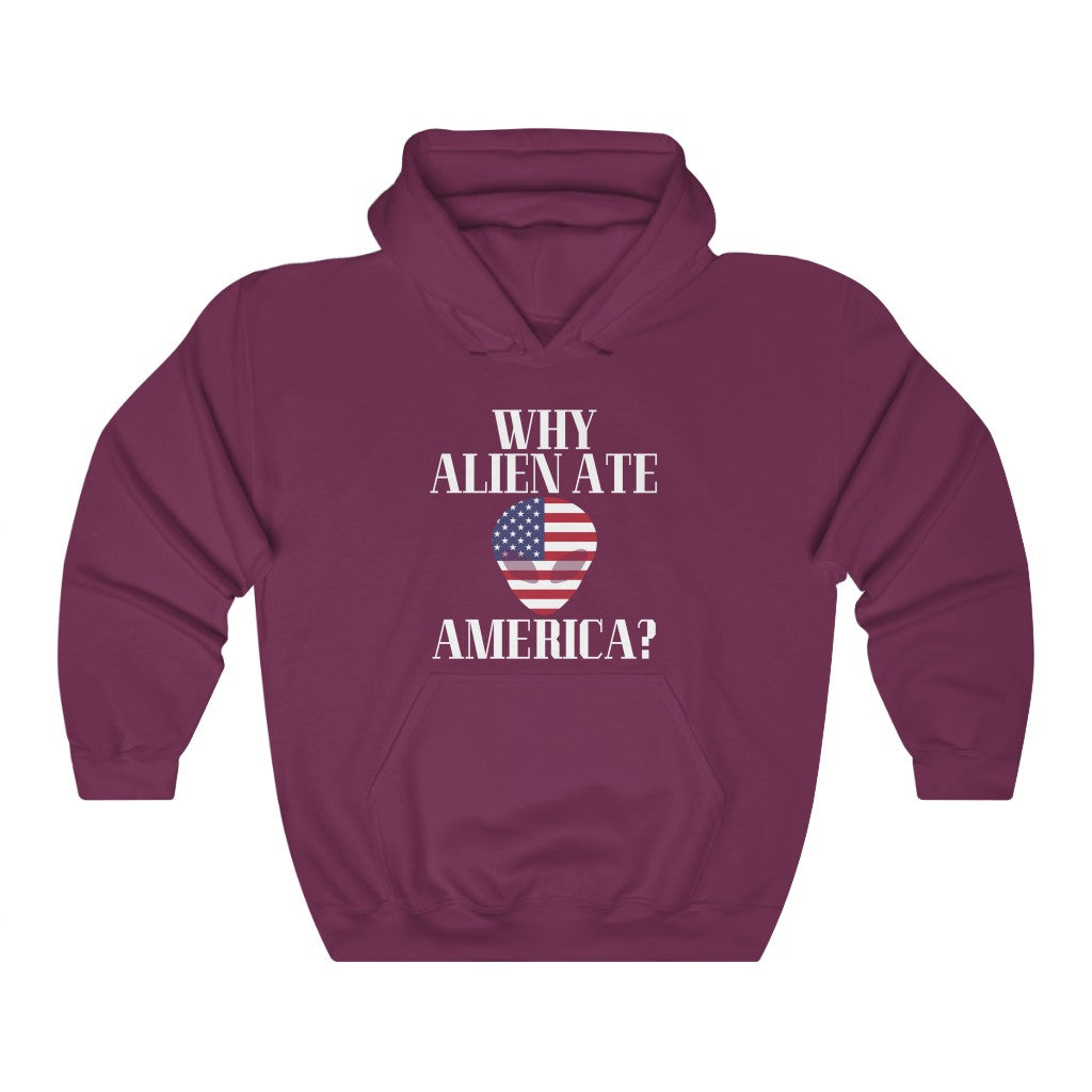 United States Alien Ate Flag Hoodie Sweatshirt 2 - Unisex