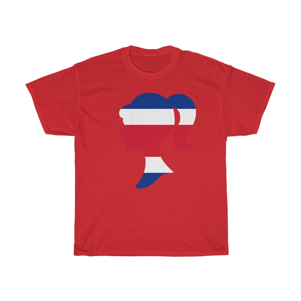 Costa Rica Girl Flag Standard Tee - Unisex