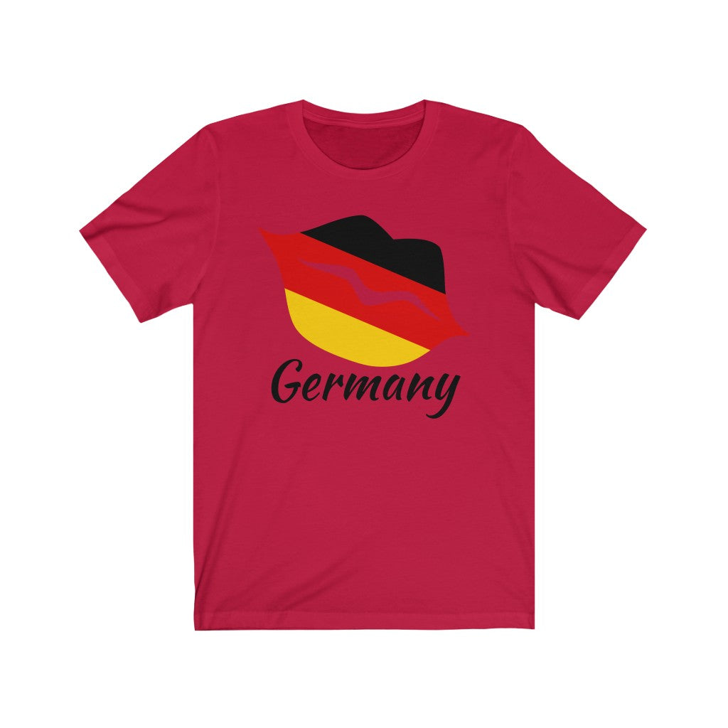 Germany Lips Flag Premium Tee 1 - Unisex