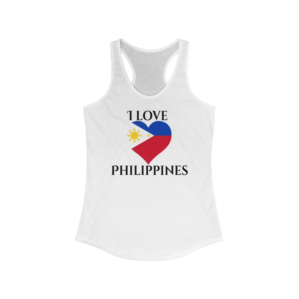 Philippines Heart Flag Tank 1 - Women