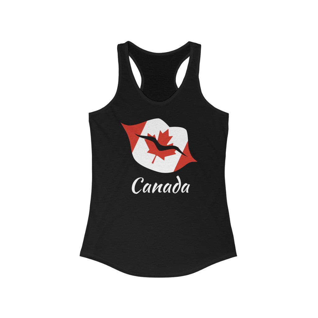 Canada Lips Flag Tank 2 - Women