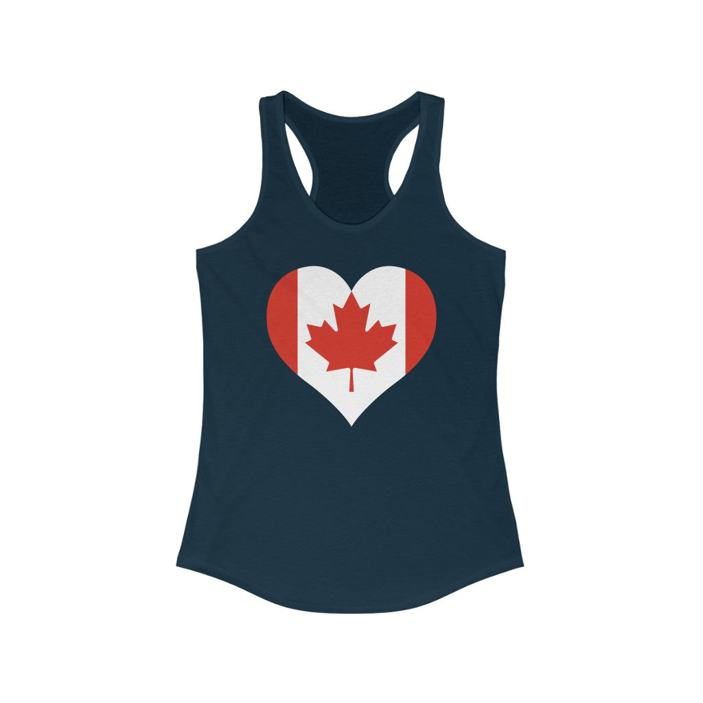 Canada Heart Flag Tank - Women