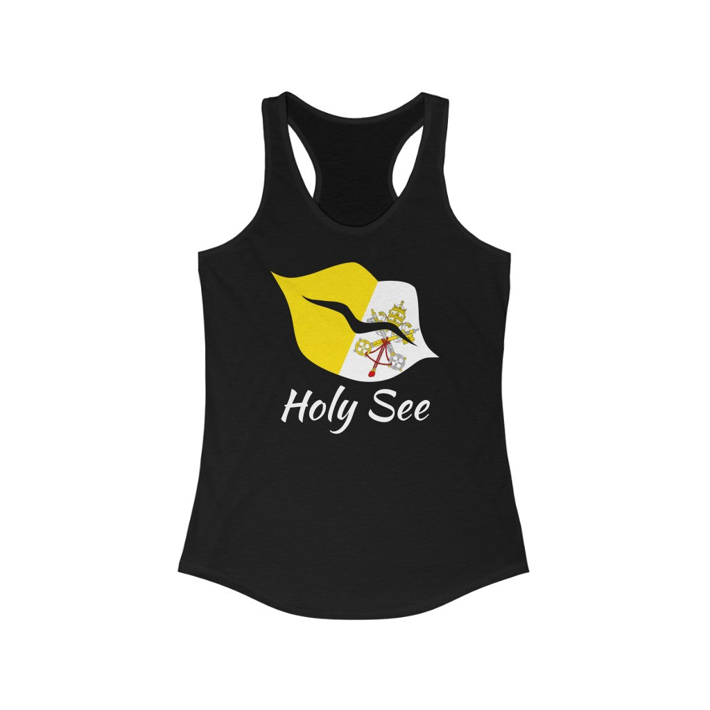 Holy See Lips Flag Tank 2 - Women