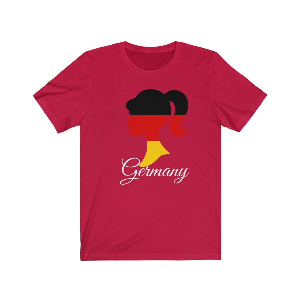 Germany Girl Flag Premium Tee 2 - Unisex