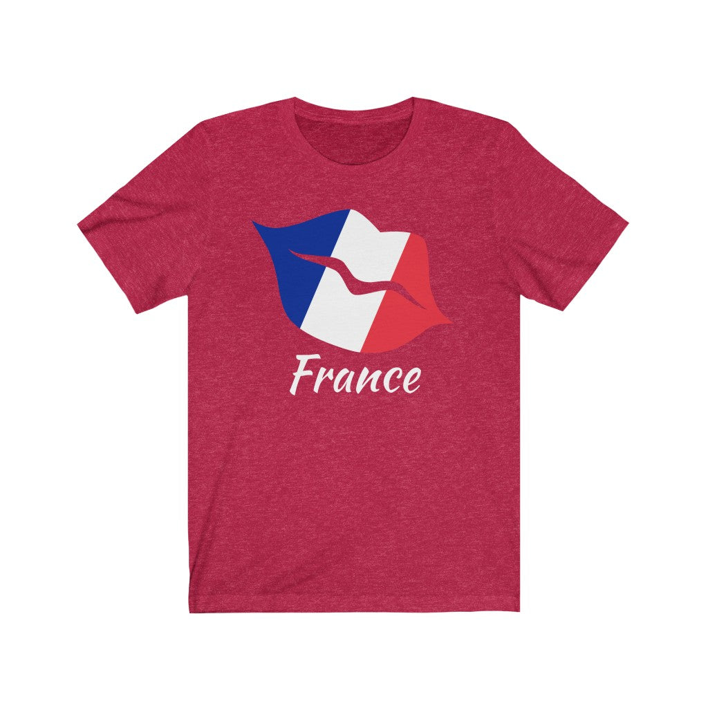 France Lips Flag Premium Tee 2 - Unisex