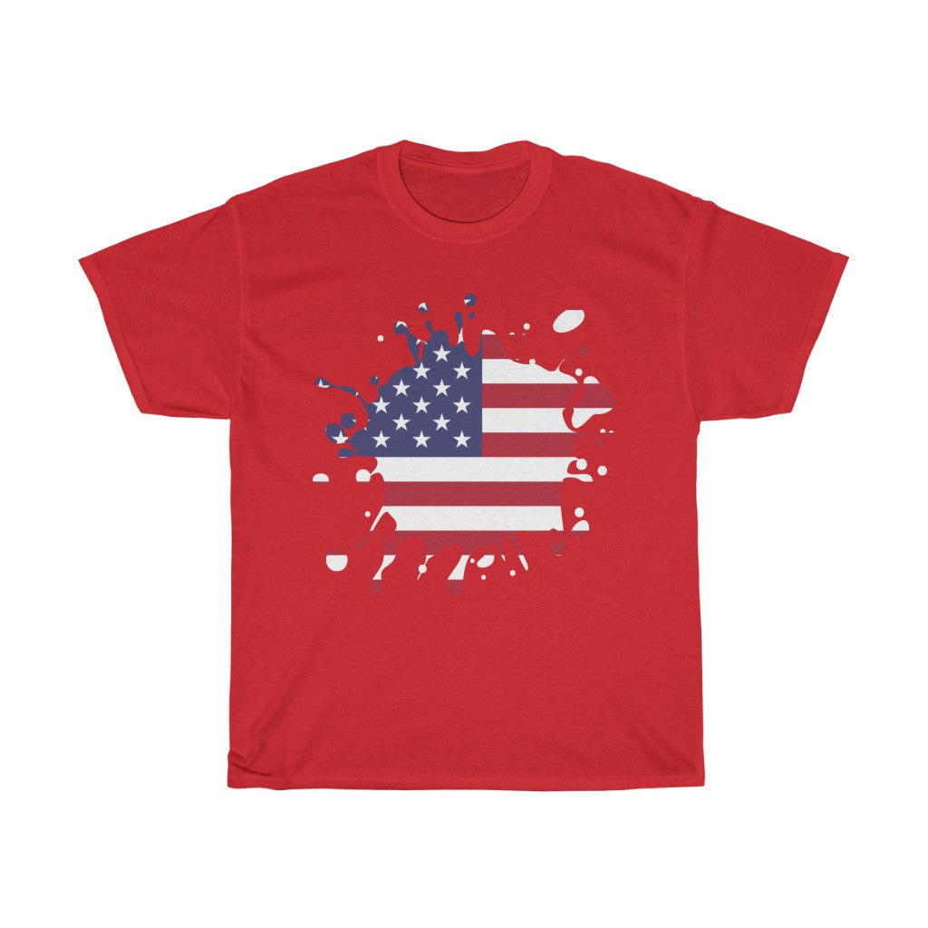 United States of America Splat Flag Standard Tee - Unisex