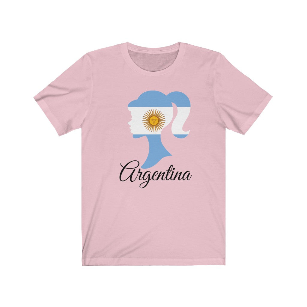 Argentina Girl Flag Premium Tee 1 - Unisex