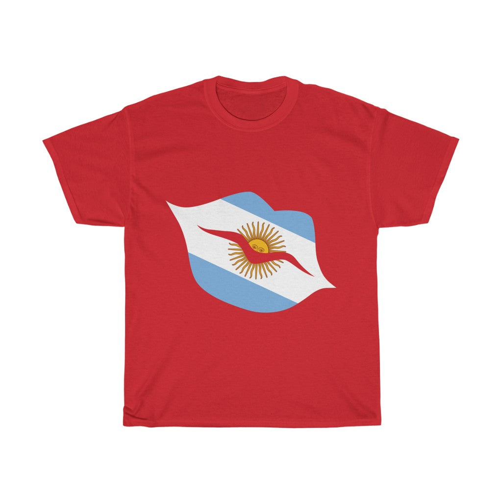 Argentina Lips Flag Standard Tee - Unisex