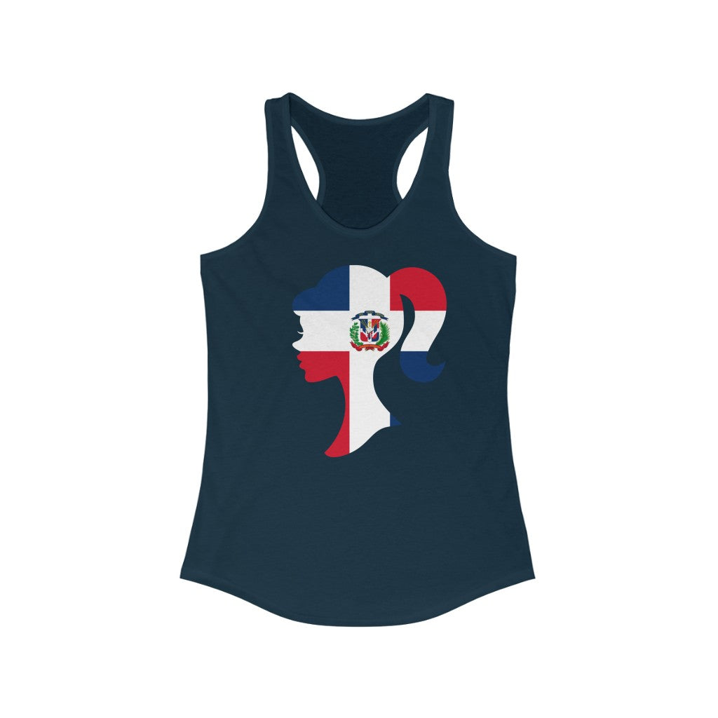 Dominican Republic Girl Flag Tank - Women