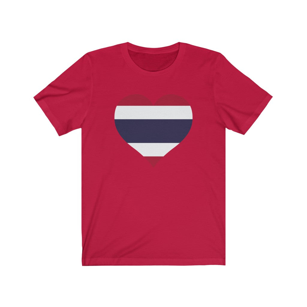 Thailand Heart Flag Premium Tee - Unisex
