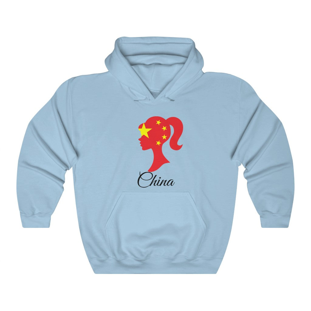 China Girl Flag Hoodie Sweatshirt 1 - Unisex
