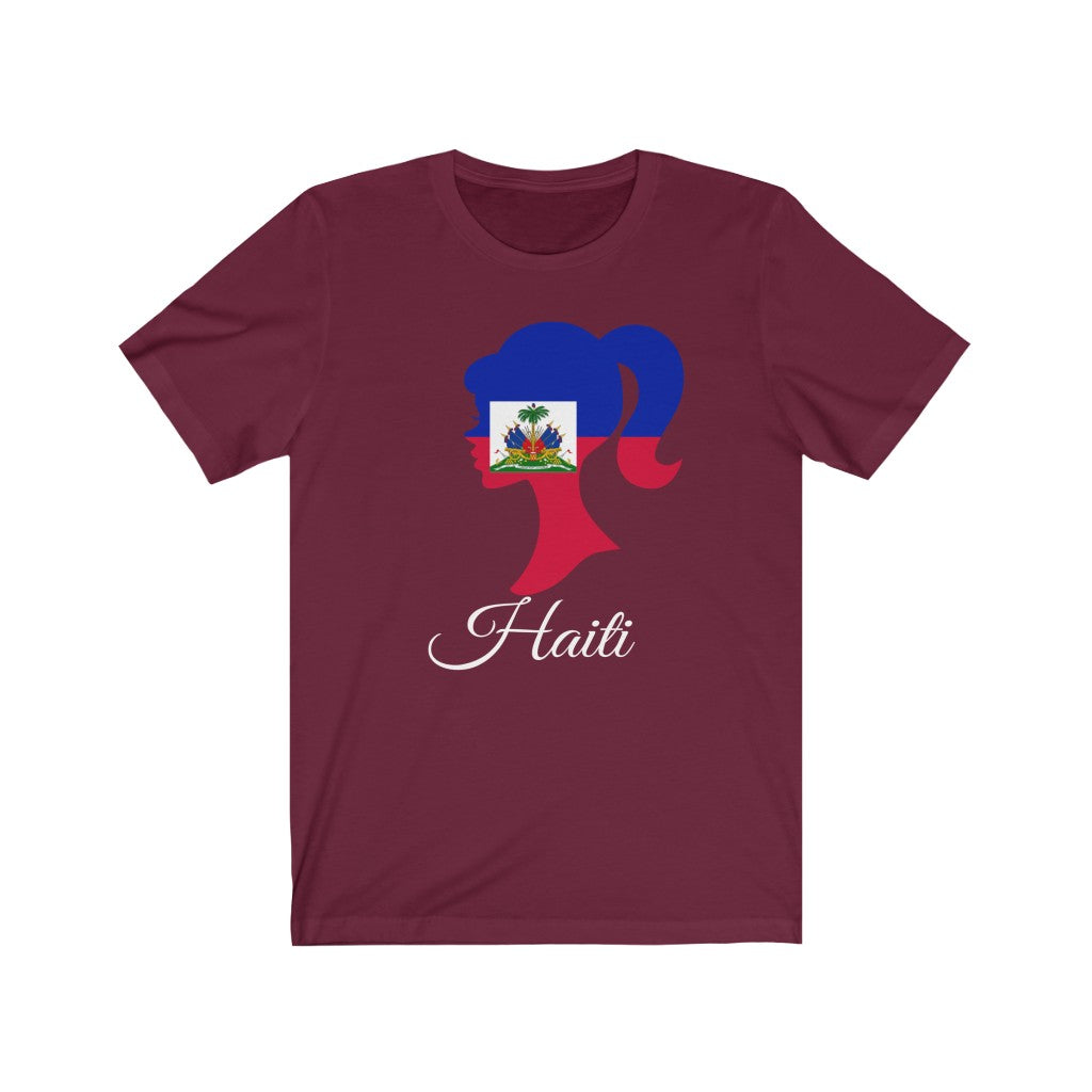 Haiti Girl Flag Premium Tee 2 - Unisex