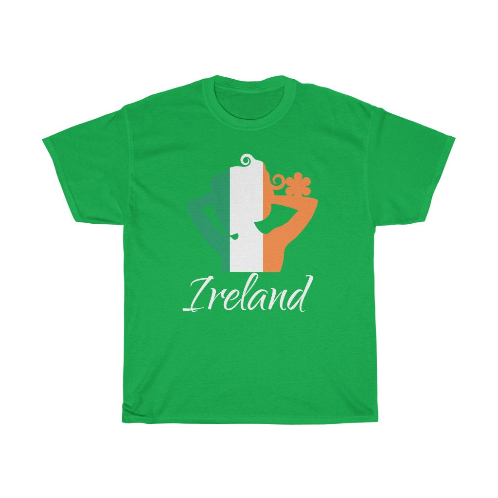 Ireland Lady Flag Standard Tee 2 - Unisex