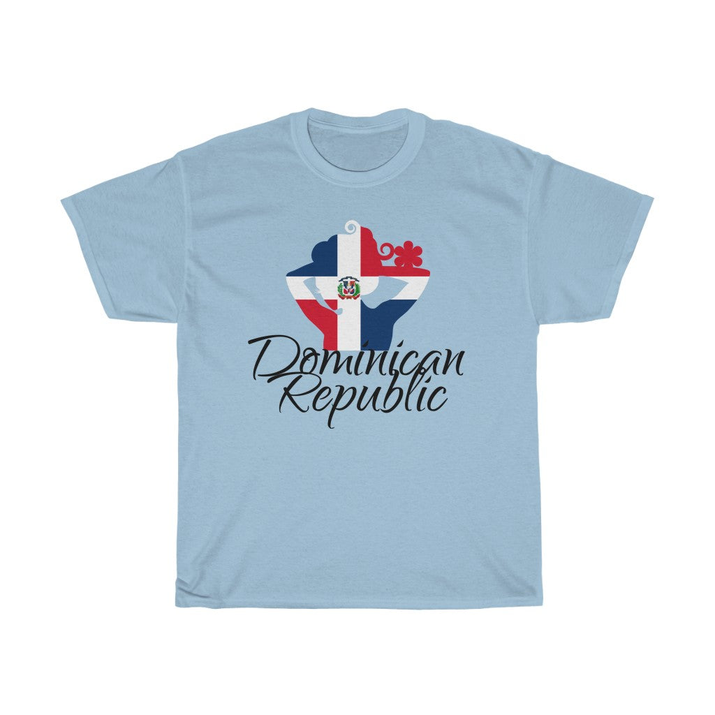 Dominican Republic Lady Flag Standard Tee 3 - Unisex