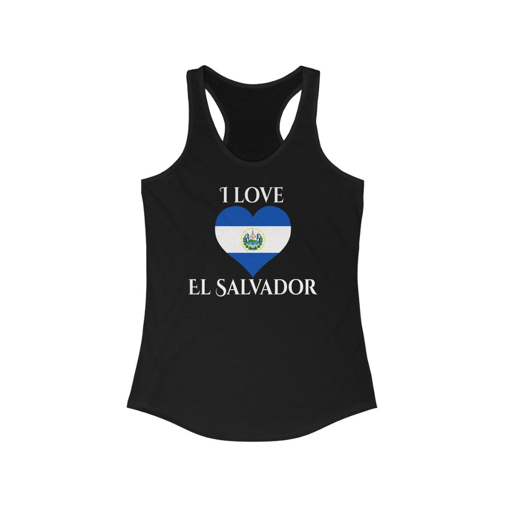 El Salvador Heart Flag Tank 2 - Women