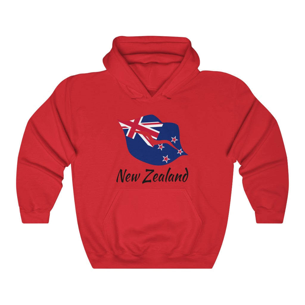New Zealand Lips Flag Hoodie Sweatshirt 1 - Unisex