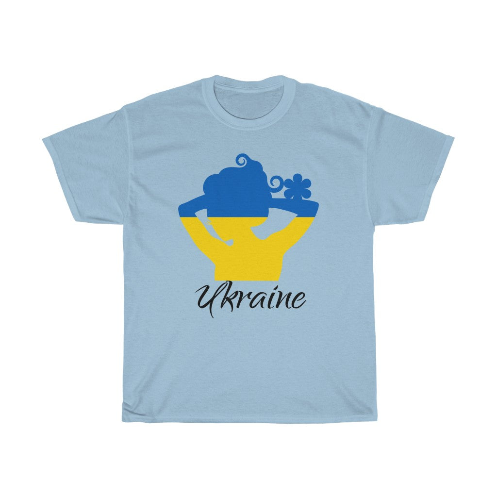 Ukraine Lady Flag Standard Tee 1 - Unisex