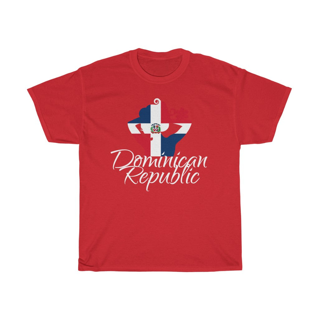 Dominican Republic Lady Flag Standard Tee 4 - Unisex