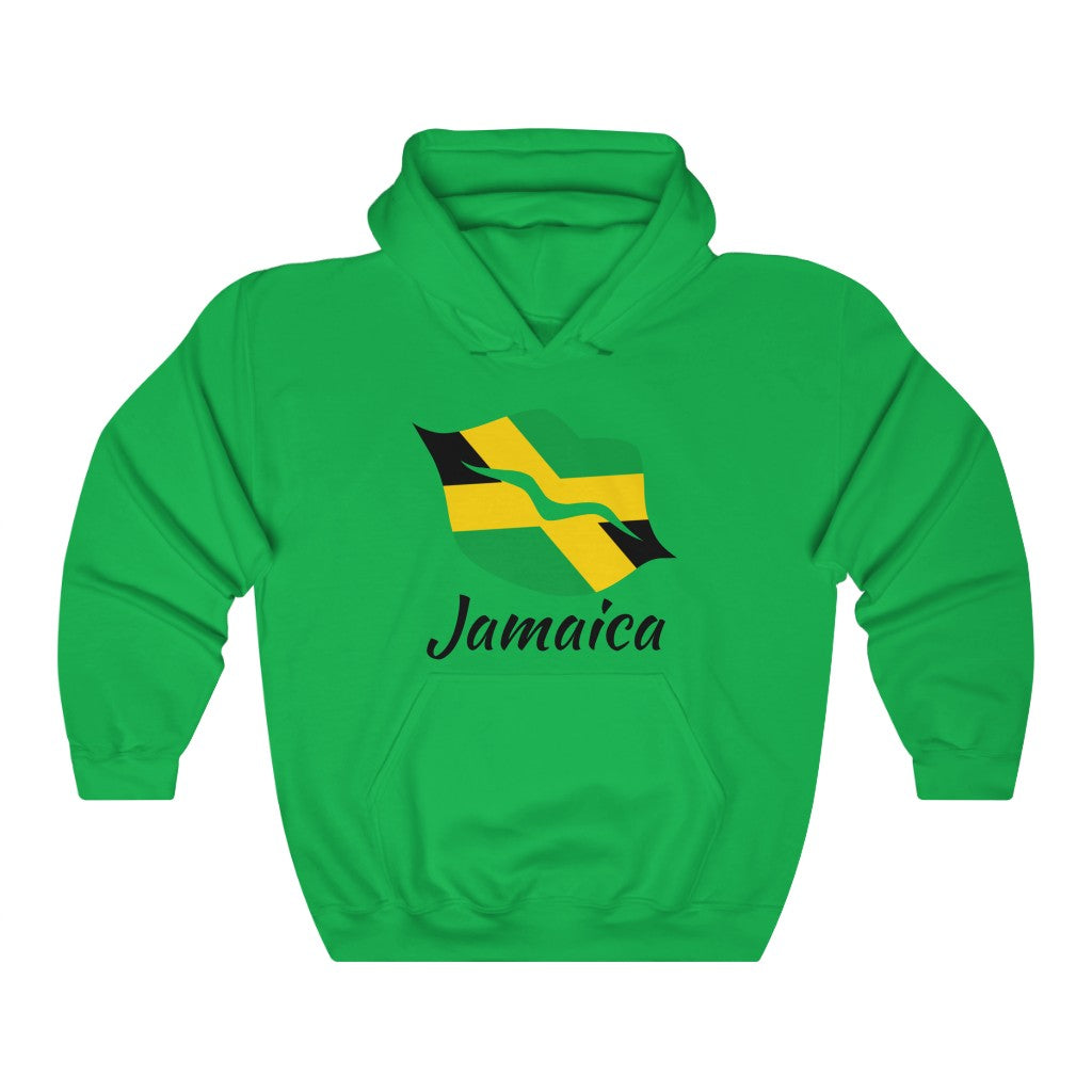 Jamaica Lips Flag Hoodie Sweatshirt 1 - Unisex