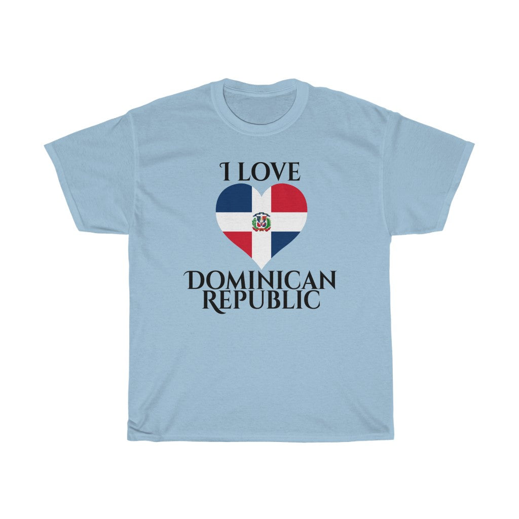 Dominican Republic Heart Flag Standard Tee 1 - Unisex