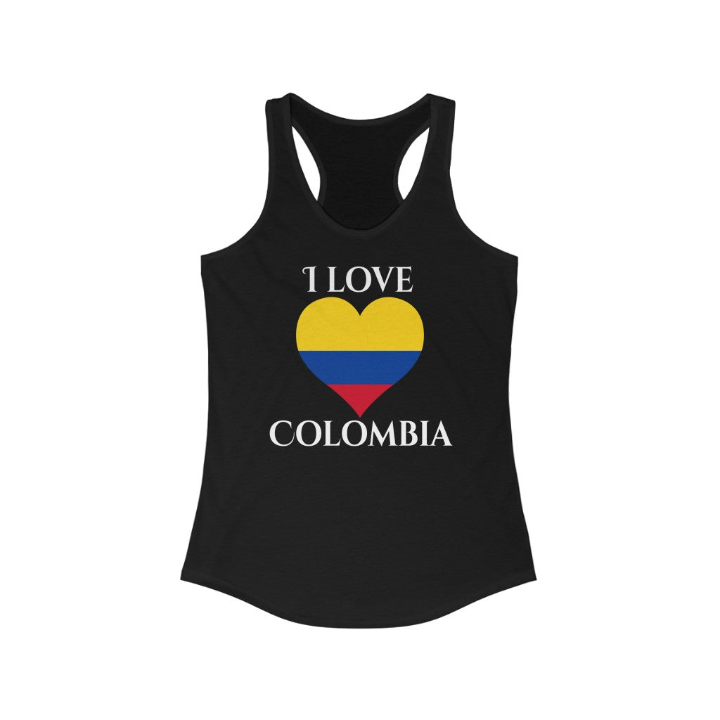 Colombia Heart Flag Tank 2 - Women