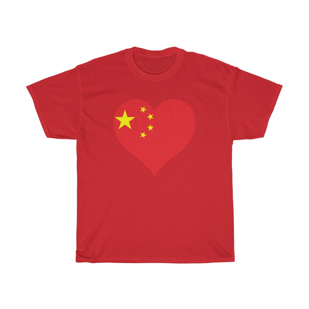 China Heart Flag Standard Tee - Unisex