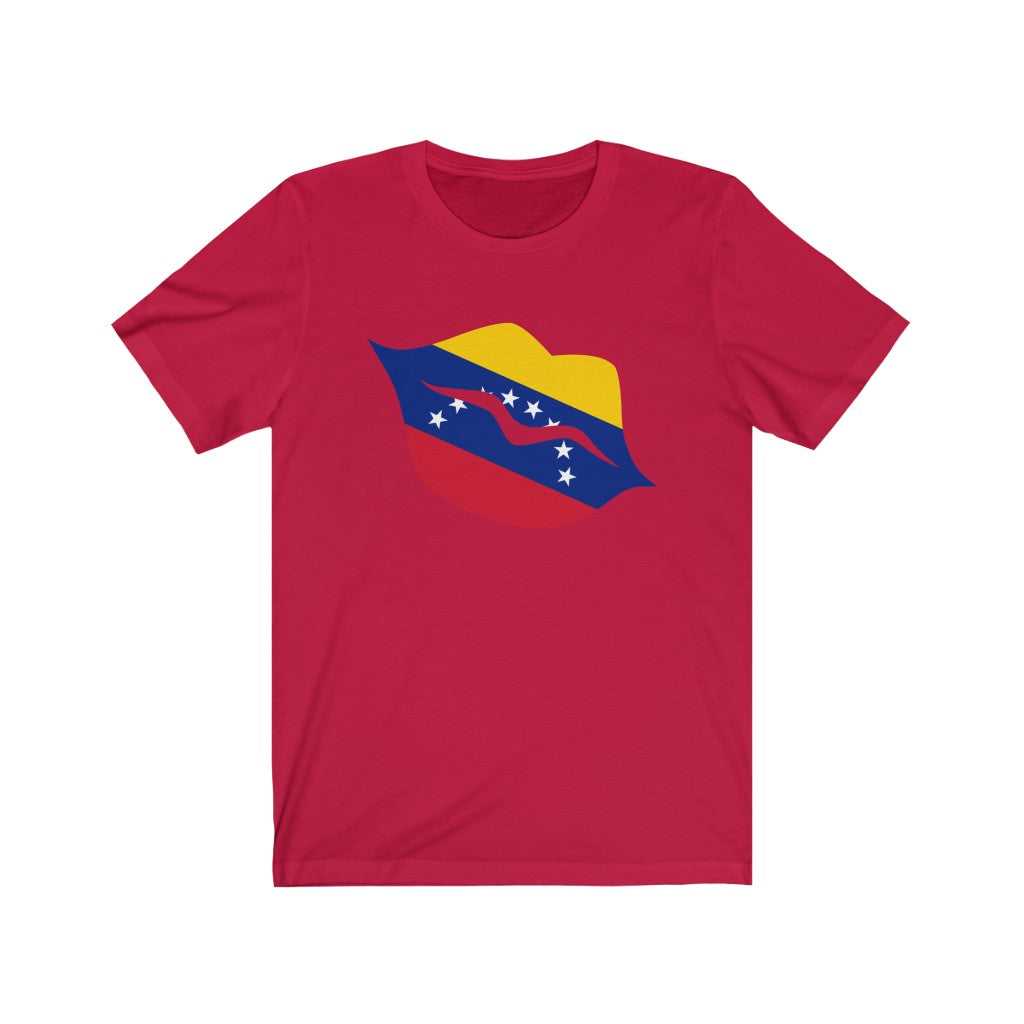 Venezuela Lips Flag Premium Tee - Unisex