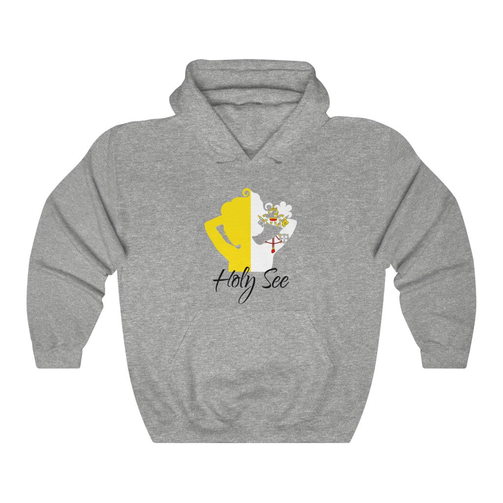 Holy See Lady Flag Hoodie Sweatshirt 1 - Unisex