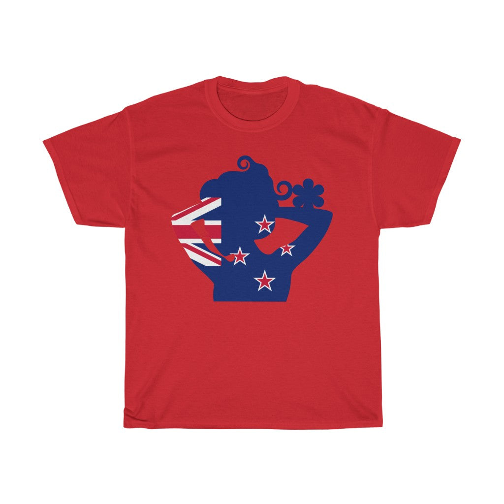 New Zealand Lady Flag Standard Tee - Unisex