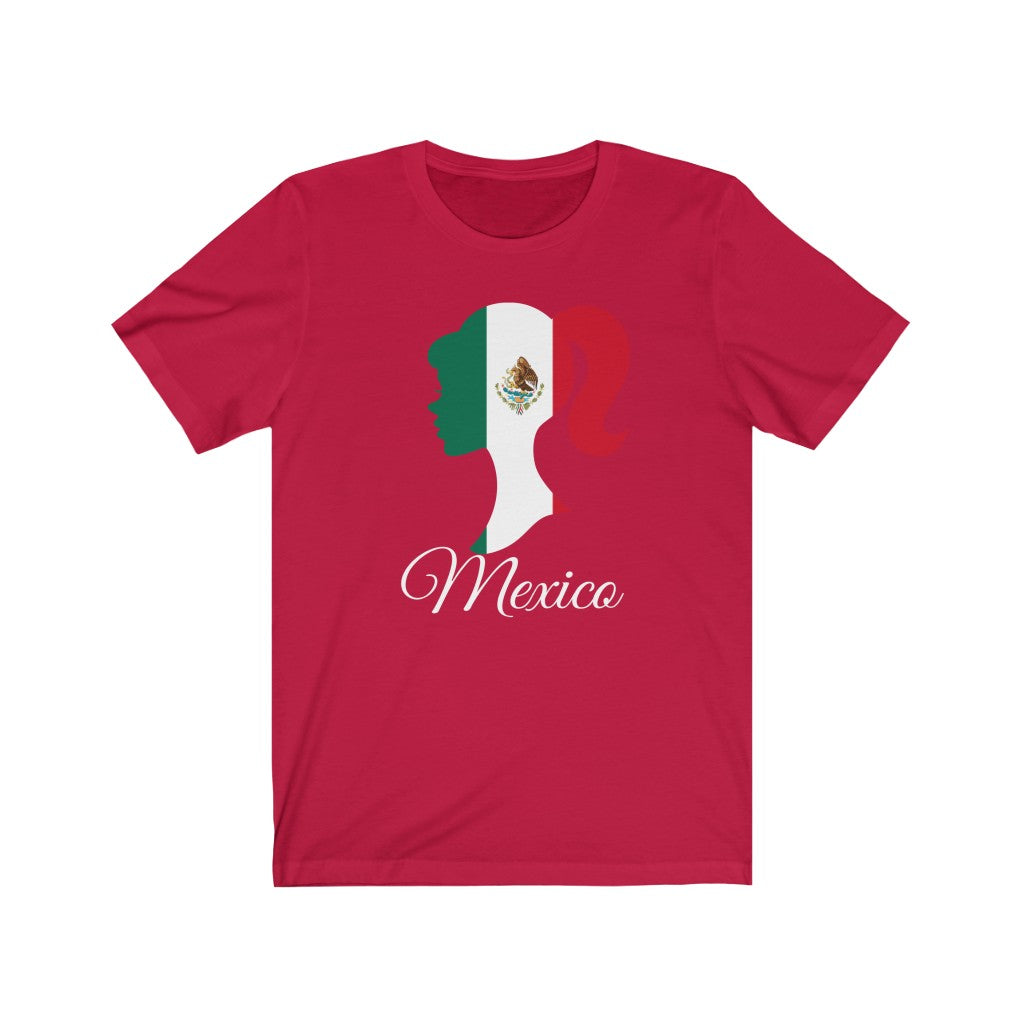 Mexico Girl Flag Premium Tee 2 - Unisex