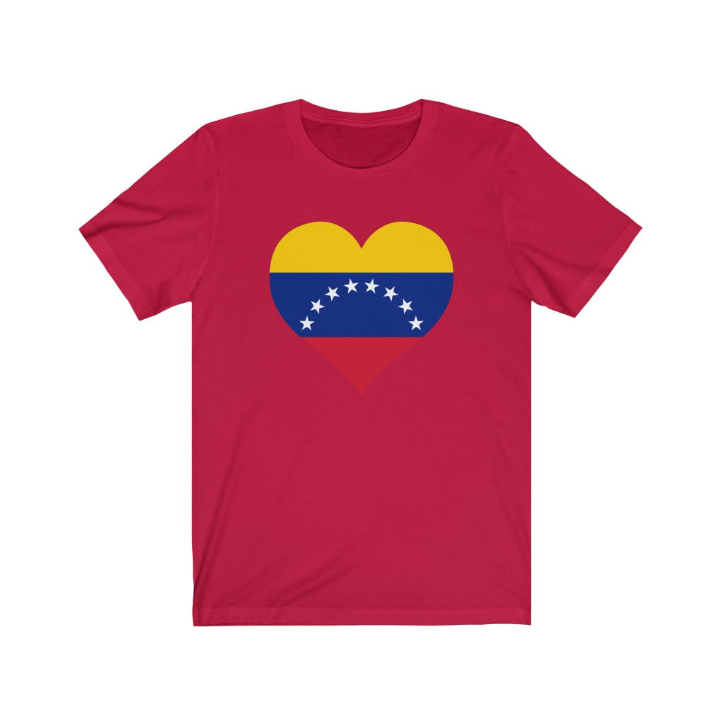 Venezuela Heart Flag Premium Tee - Unisex