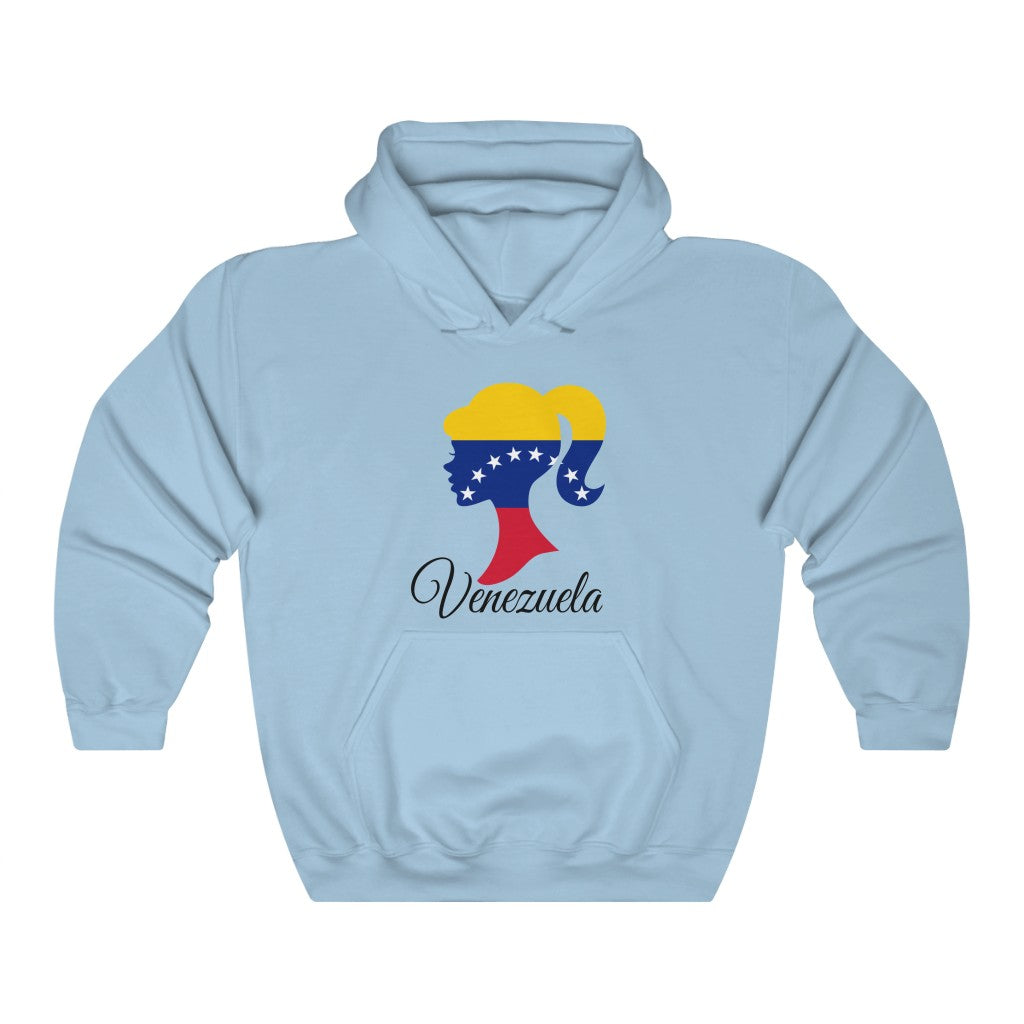 Venezuela Girl Flag Hoodie Sweatshirt 1 - Unisex