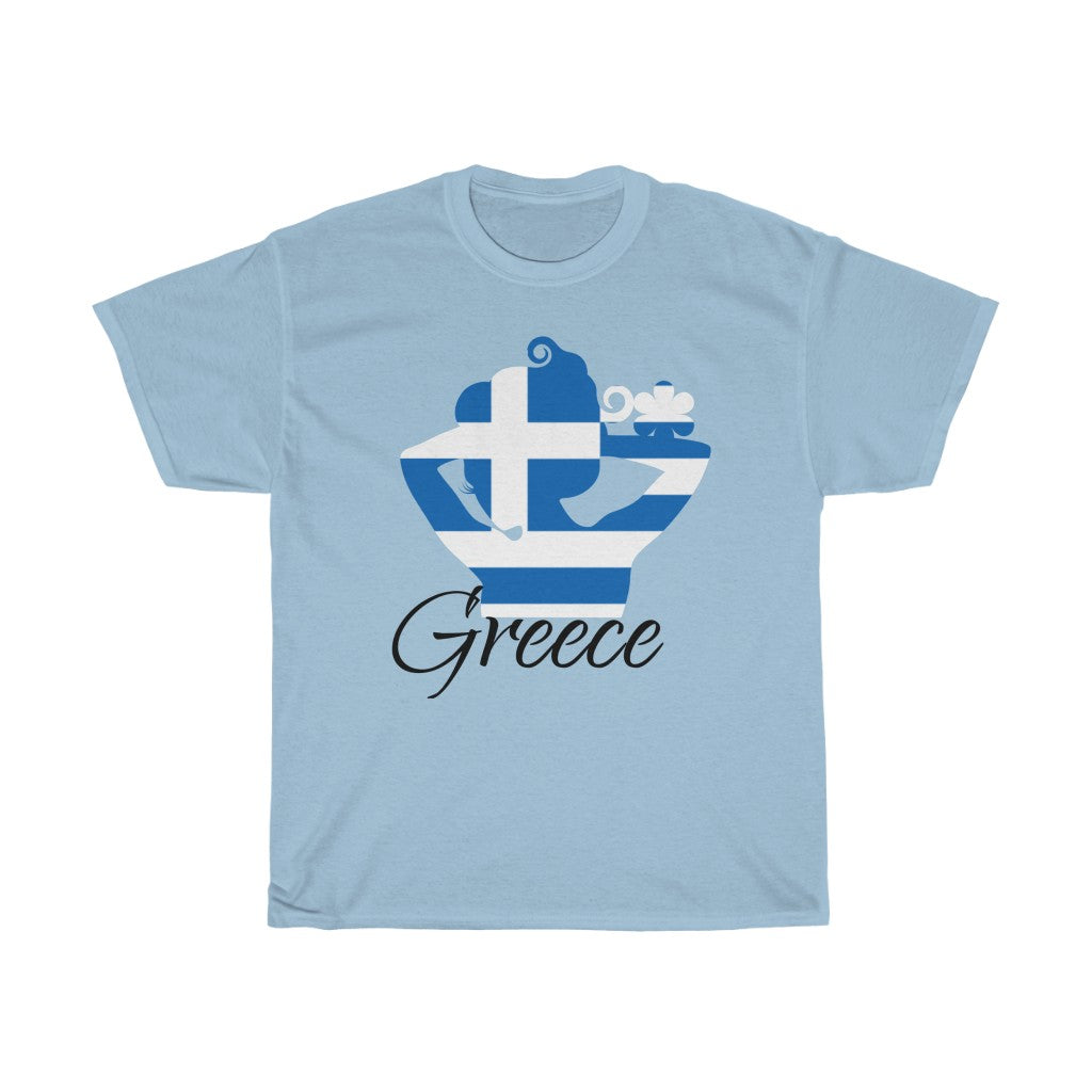 Greece Lady Flag Standard Tee 1 - Unisex