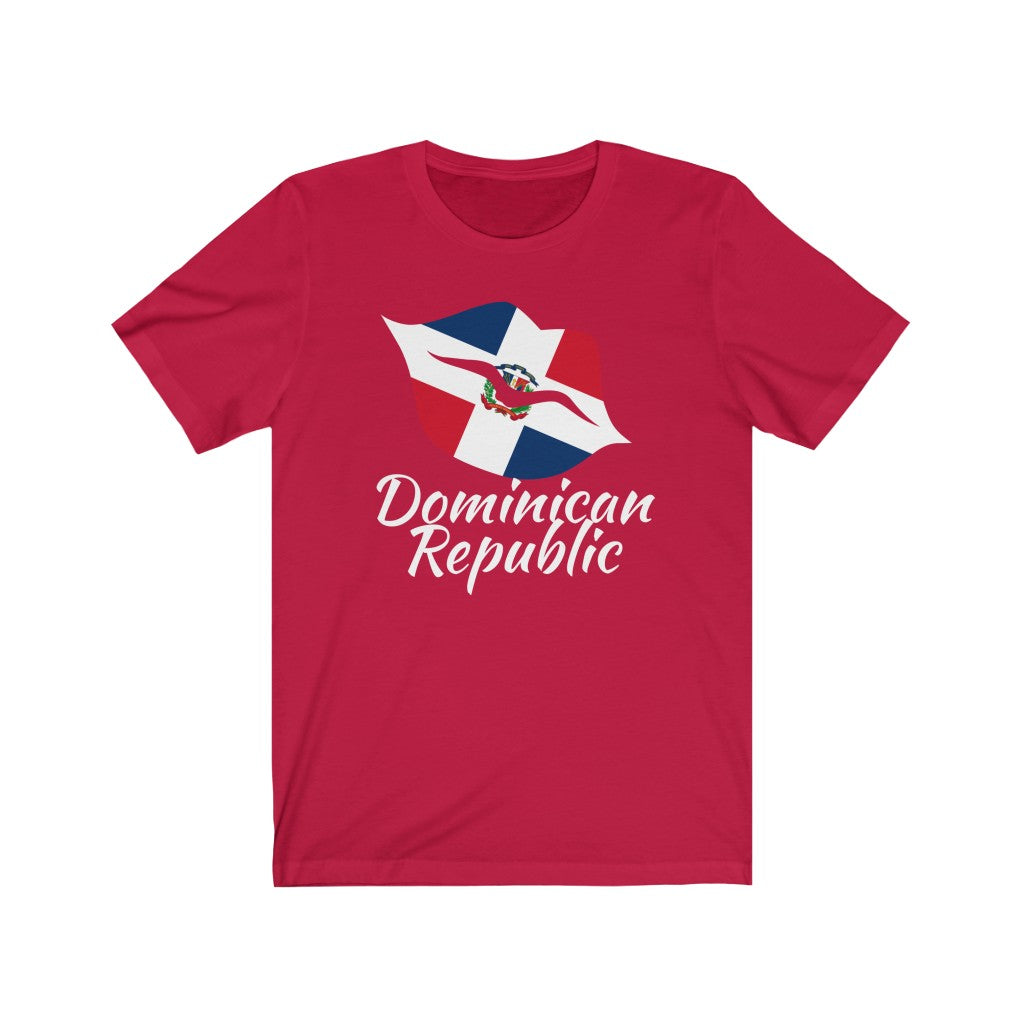 Dominican Republic Lips Flag Premium Tee 2 - Unisex
