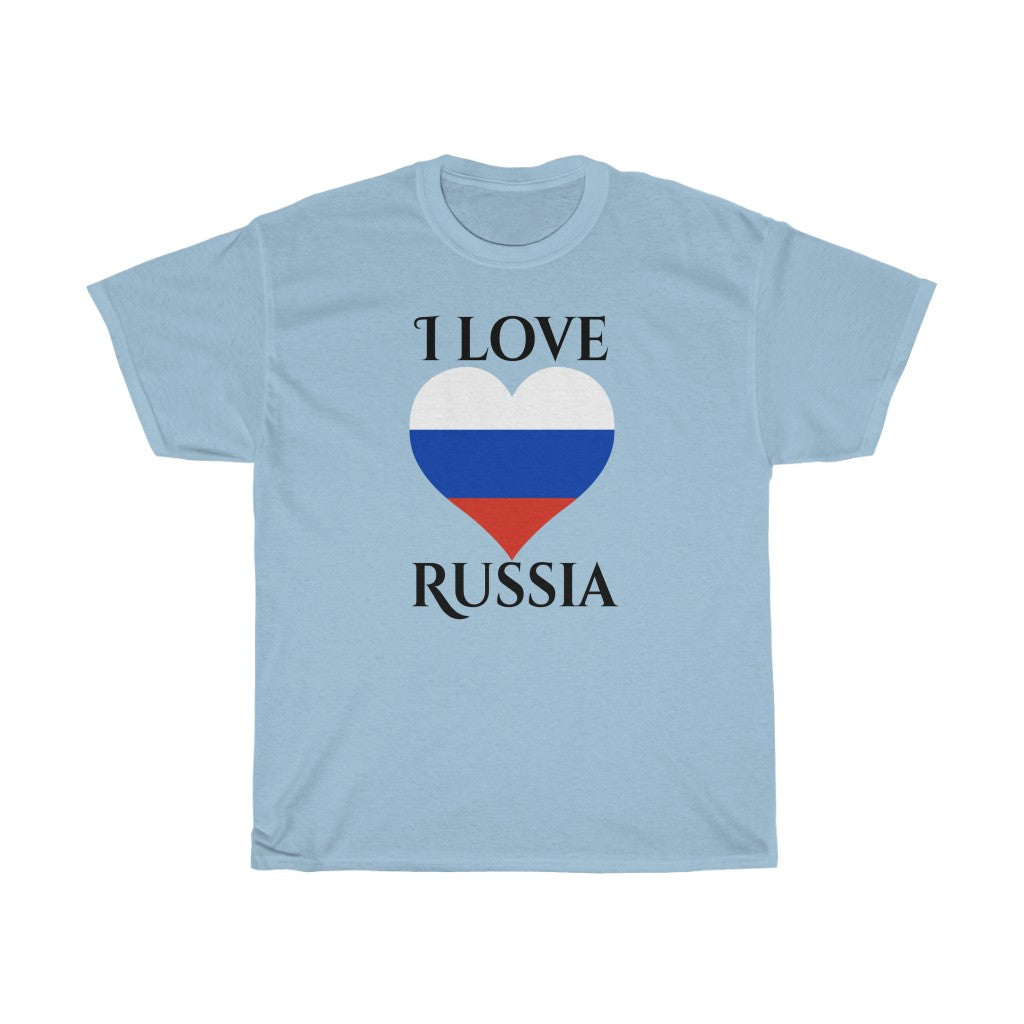 Russia Heart Flag Standard Tee 1 - Unisex