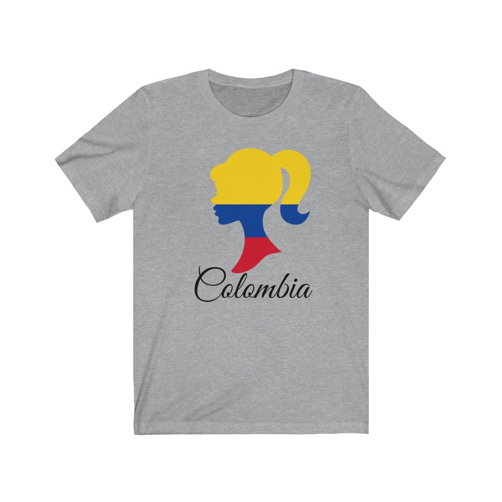 Colombia Girl Flag Premium Tee 1 - Unisex