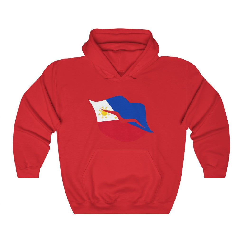 Philippines Lips Flag Hoodie Sweatshirt - Unisex