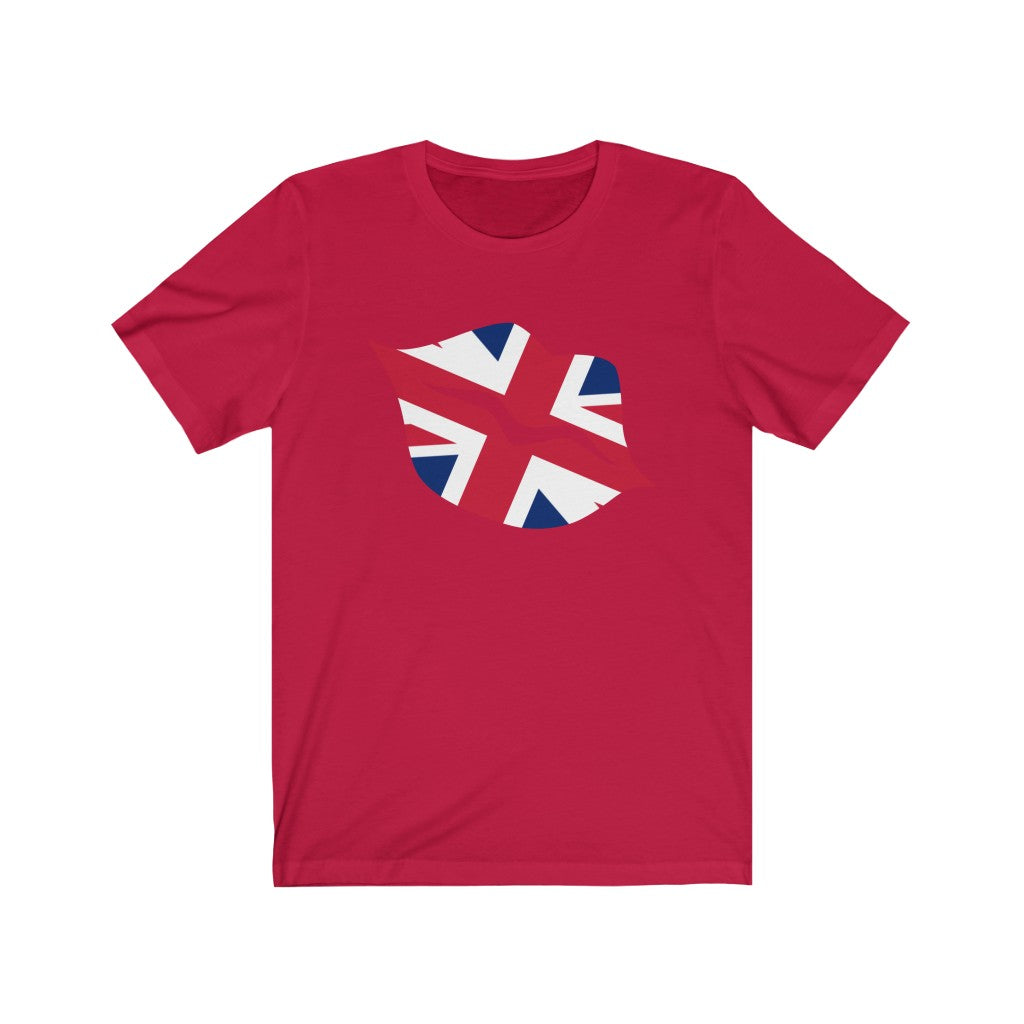 United Kingdom Lips Flag Premium Tee - Unisex