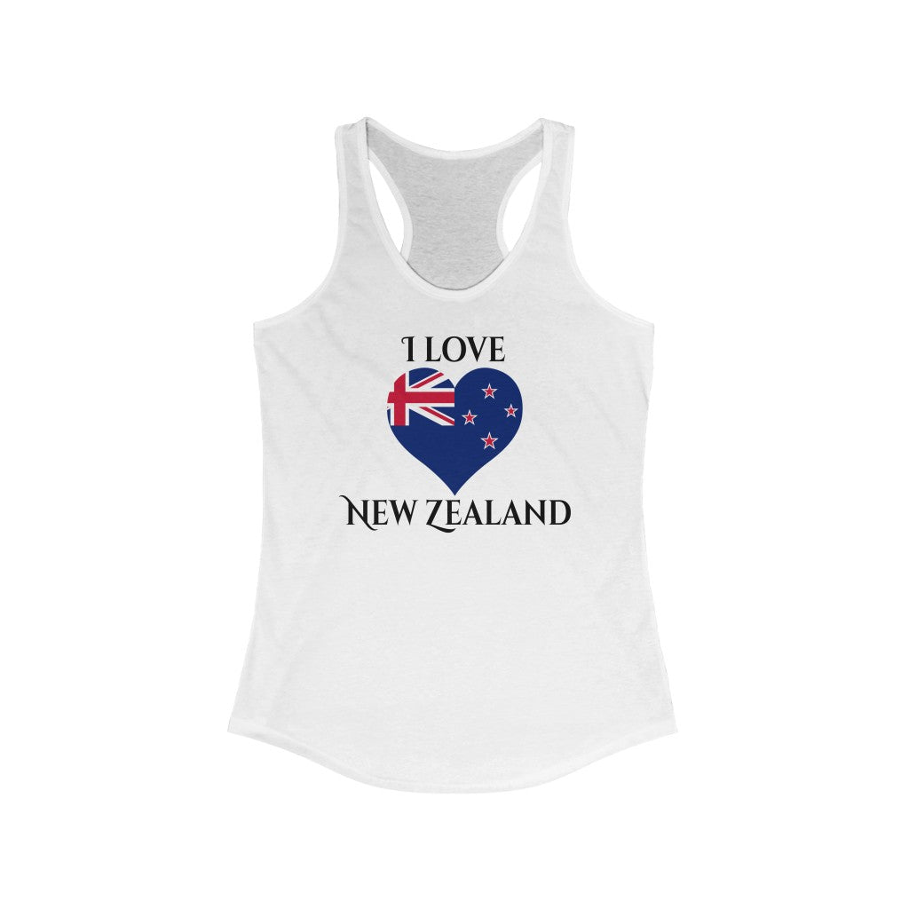 New Zealand Heart Flag Tank 1 - Women
