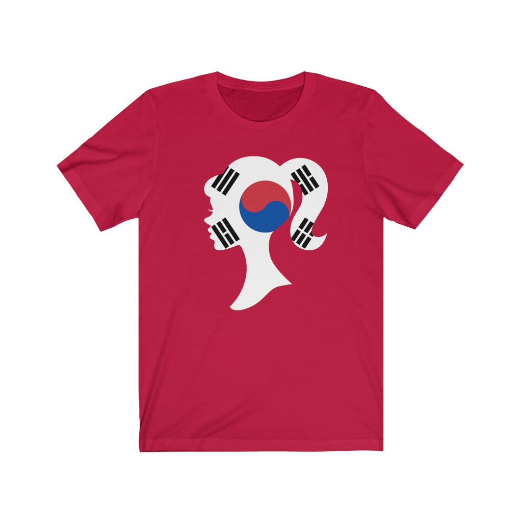 South Korea Girl Flag Premium Tee - Unisex