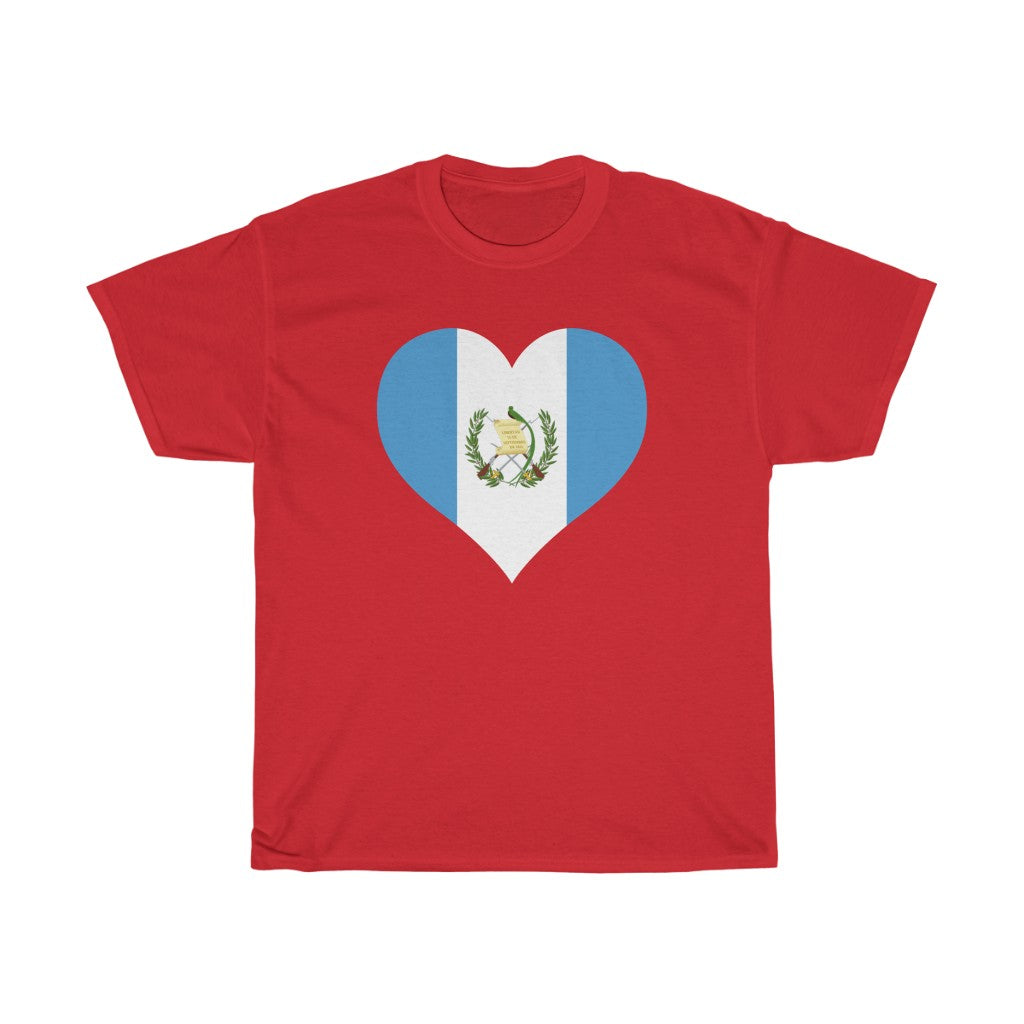 Guatemala Heart Flag Standard Tee - Unisex