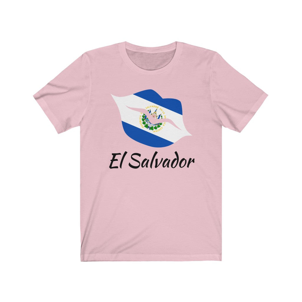 El Salvador Lips Flag Premium Tee 1 - Unisex