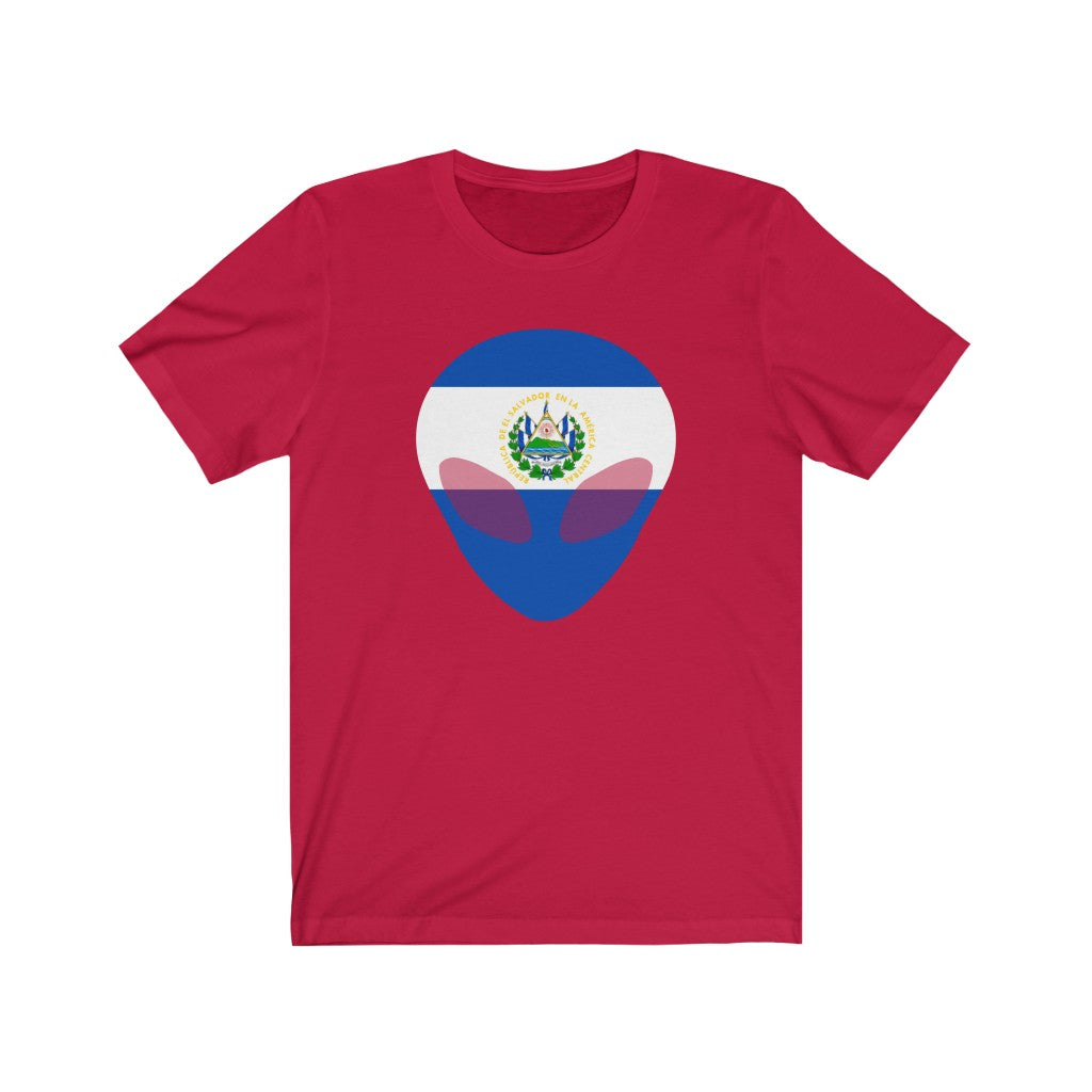 El Salvador Alien Flag Premium Tee - Unisex
