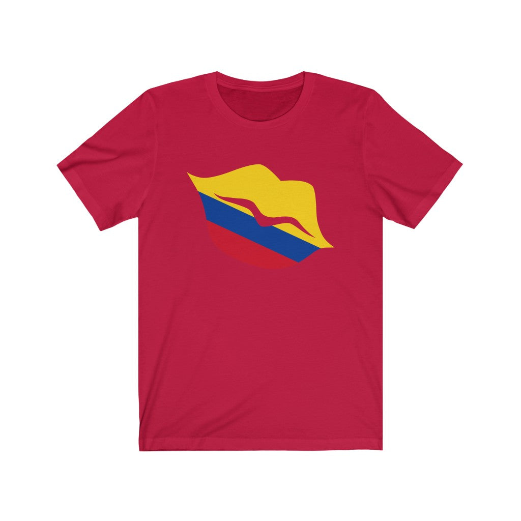 Colombia Lips Flag Premium Tee - Unisex