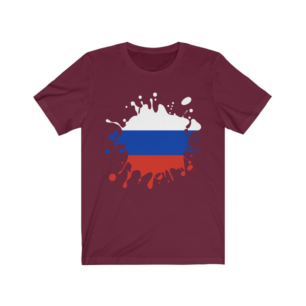 Russia Splat Flag Premium Tee - Unisex