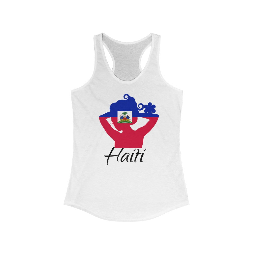 Haiti Lady Flag Tank 1 - Women